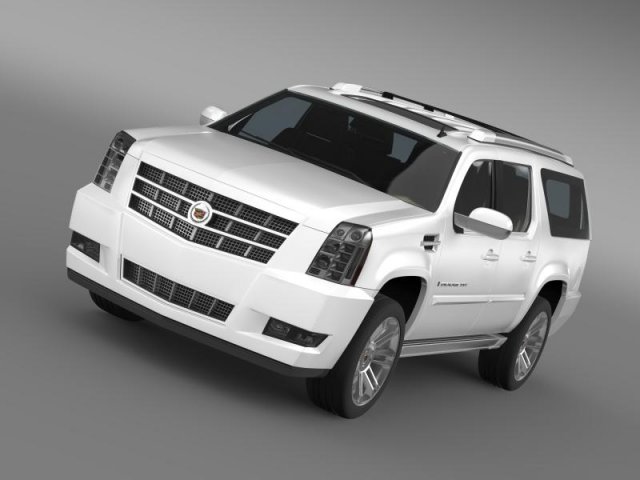 cadillac escalade 2013 esv 3Dモデル .c4d .max .obj .3ds .fbx .stl .blend 