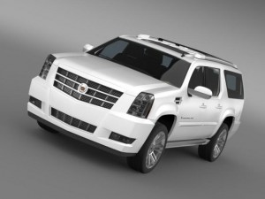 cadillac escalade 2013 esv 3Dモデル