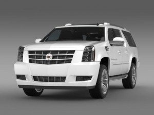 cadillac escalade 2013 esv 3Dモデル