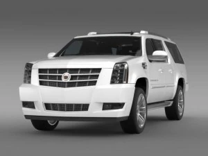 cadillac escalade 2013 esv 3D Model