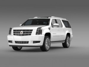 cadillac escalade 2013 esv 3Dモデル