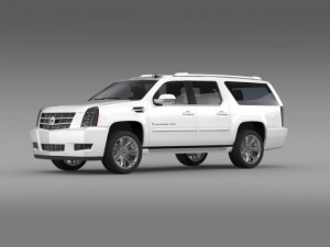 cadillac escalade 2013 esv 3Dモデル