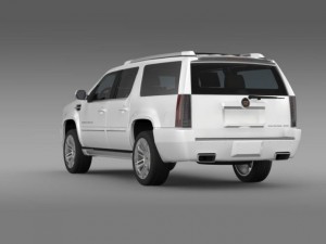 cadillac escalade 2013 esv 3Dモデル