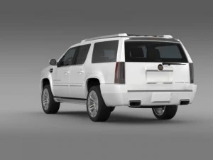 cadillac escalade 2013 esv 3D Model