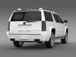 cadillac escalade 2013 esv 3Dモデル