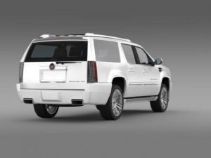 cadillac escalade 2013 esv 3Dモデル