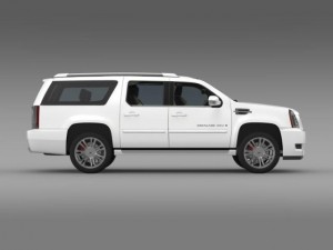 cadillac escalade 2013 esv 3Dモデル