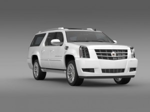 cadillac escalade 2013 esv 3Dモデル