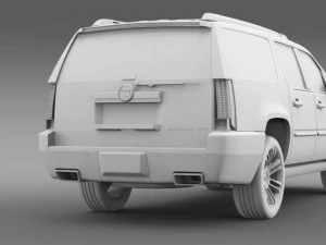 cadillac escalade 2013 esv 3D Model
