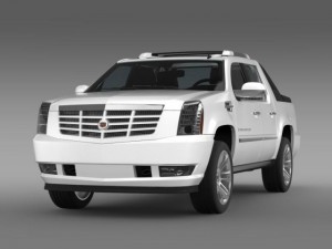 cadillac escalade 2013 ext 3D Model