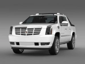 cadillac escalade 2013 ext 3D Model