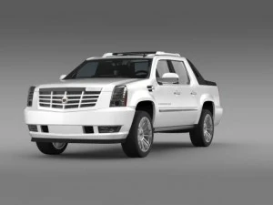 cadillac escalade 2013 ext 3D Model