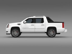 cadillac escalade 2013 ext 3D Model