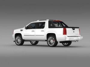 cadillac escalade 2013 ext 3D Model