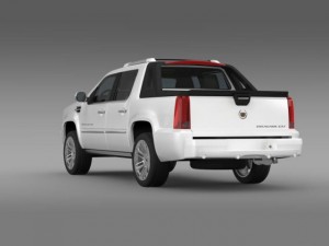 cadillac escalade 2013 ext 3D Model