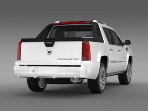 cadillac escalade 2013 ext 3D Model
