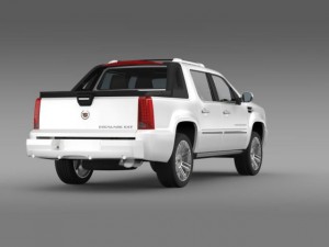 cadillac escalade 2013 ext 3D Model