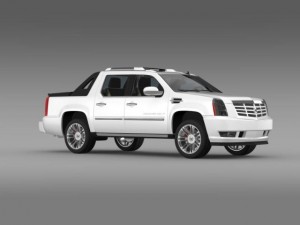 cadillac escalade 2013 ext 3D Model