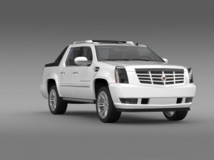 cadillac escalade 2013 ext 3D Model