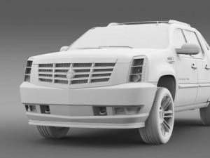 cadillac escalade 2013 ext 3D Model