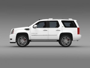 cadillac escalade 2013 hybrid 3D Модель