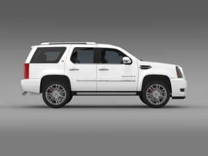 cadillac escalade 2013 hybrid 3D Модель