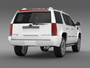 cadillac escalade 2013 hybrid 3D Модель