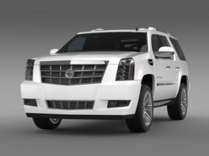 cadillac escalade 2013 hybrid 3Dモデル