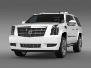 cadillac escalade 2013 hibrit 3D Model