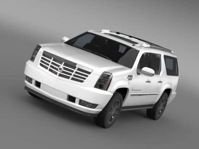 cadillac escalade esv 3D 模型 .c4d .max .obj .3ds .fbx .stl .blend 