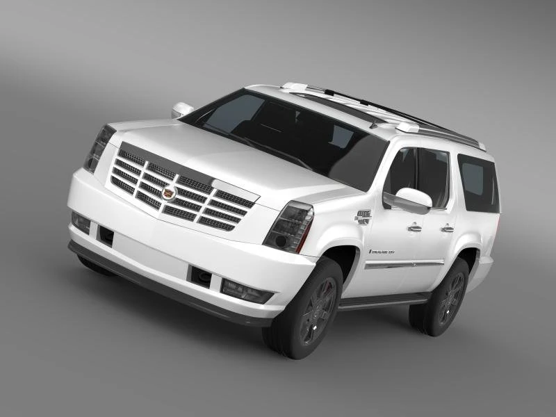 cadillac escalade esv 3D Model .c4d .max .obj .3ds .fbx .stl .blend 