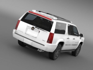 cadillac escalade esv 3D 模型