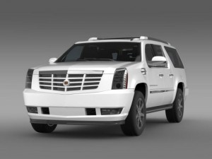 cadillac escalade esv 3D 模型