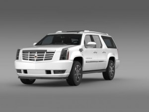 cadillac escalade esv 3D 模型