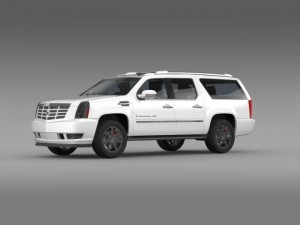 cadillac escalade esv 3D 模型