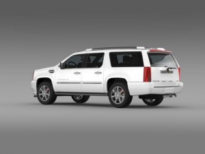 cadillac escalade esv 3D 模型