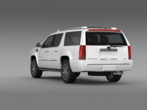 cadillac escalade esv 3D 模型