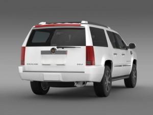 cadillac escalade esv 3D 模型