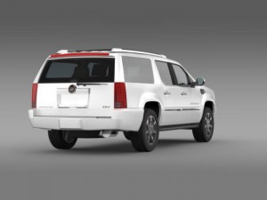 cadillac escalade esv 3D 模型