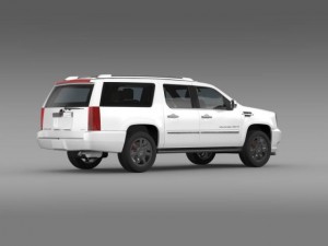 cadillac escalade esv 3D 模型
