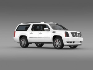 cadillac escalade esv 3D 模型