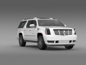 cadillac escalade esv 3D 模型