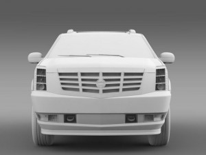 cadillac escalade esv 3D 模型