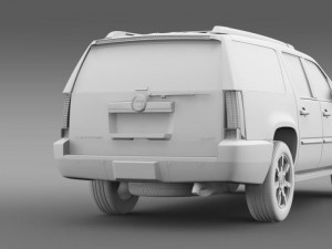 cadillac escalade esv 3D 模型