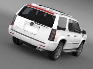 cadillac escalade european version 3D Model