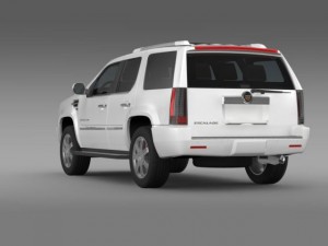 cadillac escalade european version 3D Model