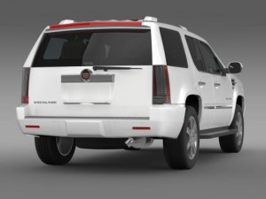 cadillac escalade european version 3D Model