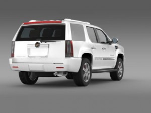 cadillac escalade european version 3D Model