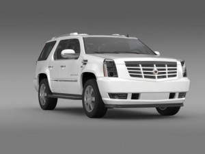 cadillac escalade european version 3D Model