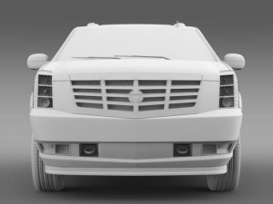 cadillac escalade european version 3D Model